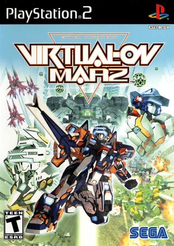 Virtual-On Marz box art for Playstation 2